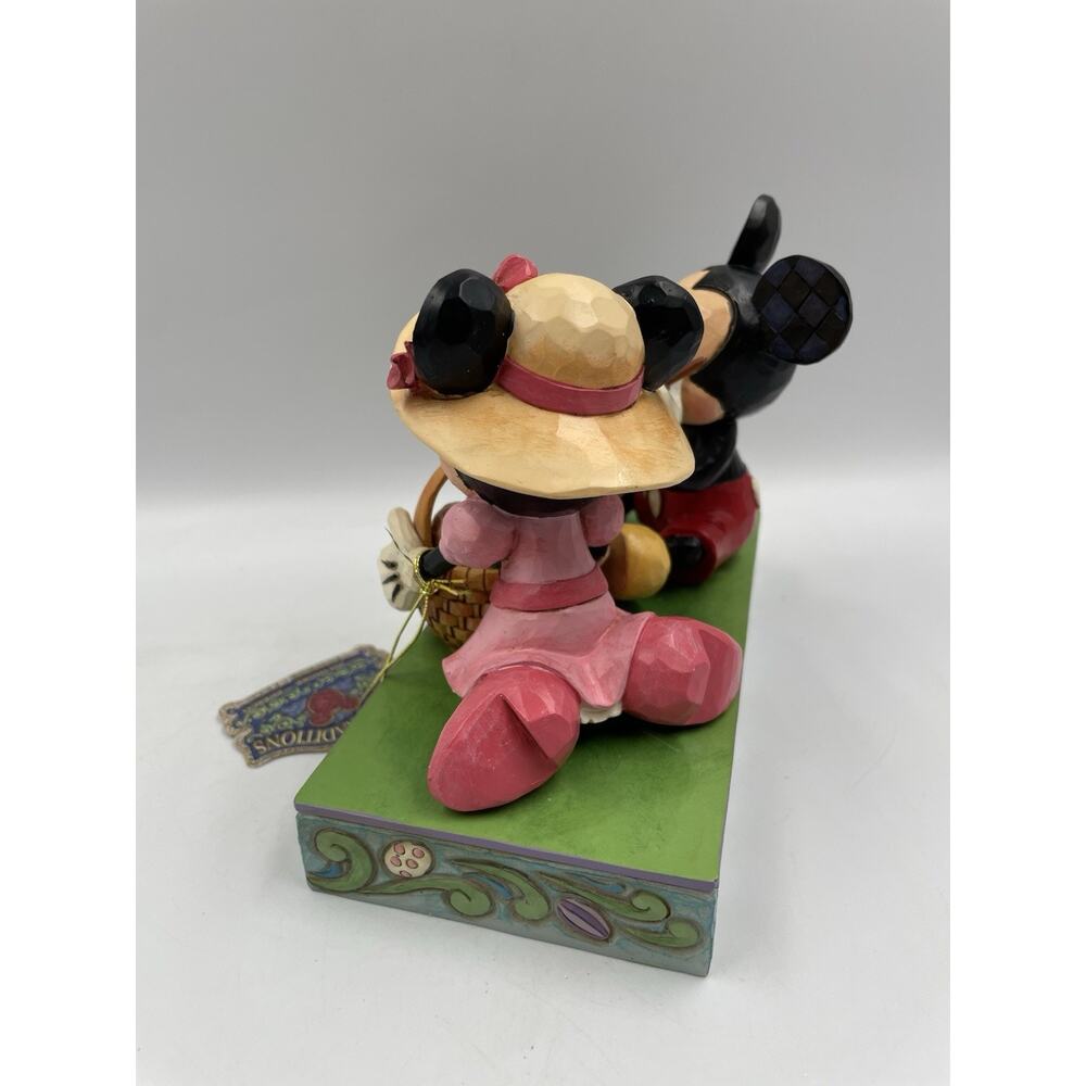 Disney Traditions Easter Artistry Mickey & Minnie Figurine 6008319 NWT - Picture 6 of 9